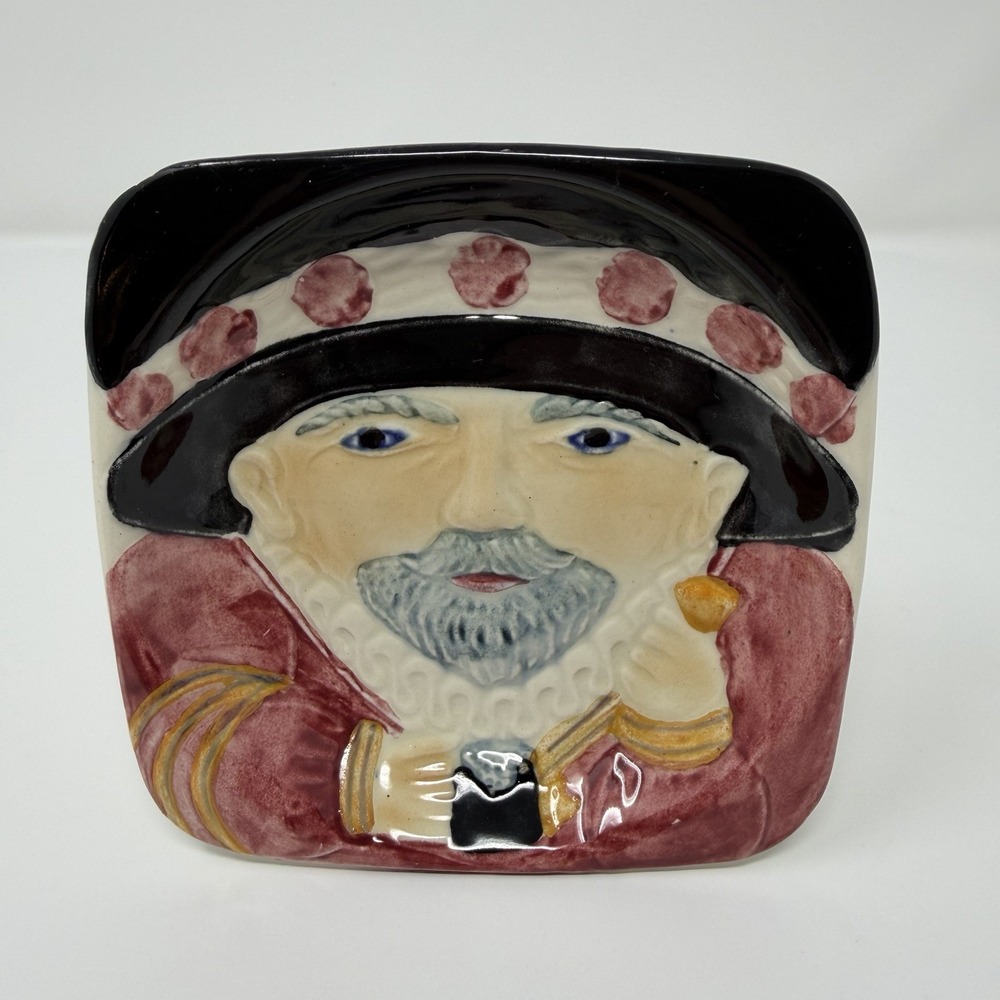Vintage Shorter & Son Staffordshire Pirate Character Dish Hand Painted England